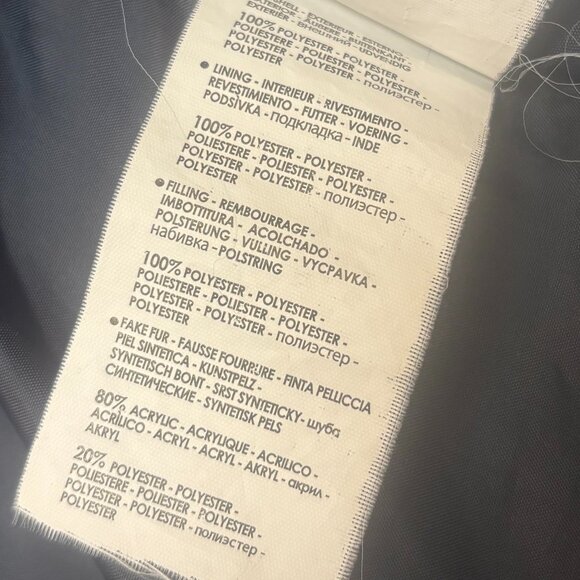 Geographical Norway Jacket Medium Navy Parka Zip Up Hooded Expedition Technical - Picture 16 of 16